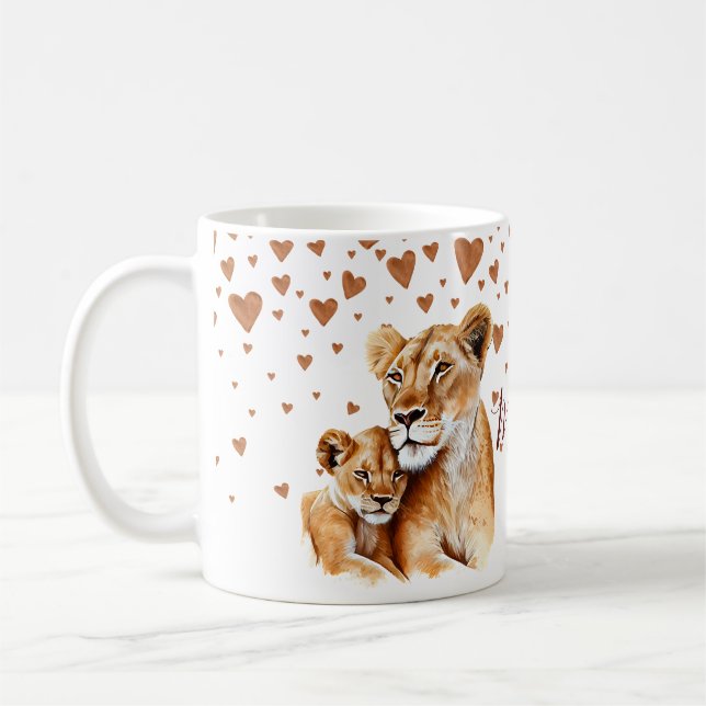 Mug Mère Lion et la fête de sa mère (Gauche)