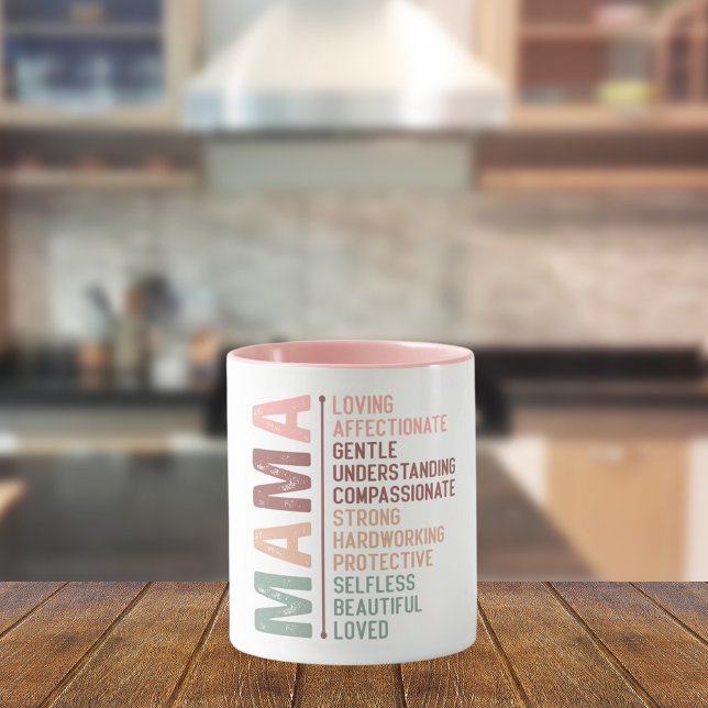 Mug Mère maman mot art amour rose (Créateur téléchargé)
