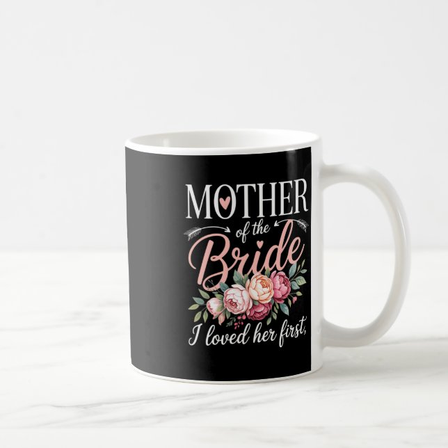 Mug Mère masculine de la mariée_ aimait la mariée et l (Droite)