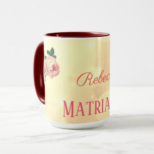 Mug Mère matriarche Rose personnalisée