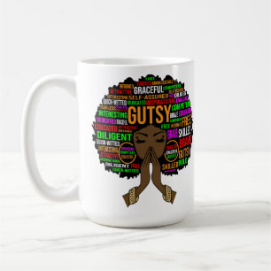 Mug Mère noire Gutsy Christian ma femme mère mélanine
