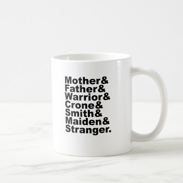 Mug Mère & Père & Guerrier & Crones & Forgeron & Vierg (Droite)