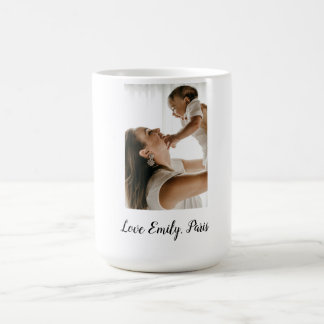 Mug mère père photo nom famille vacances cadeaux paren