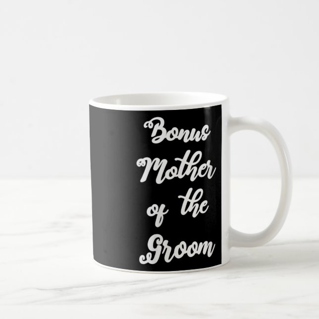 Mug Mère suppléante de la mariée, écriture manuscrite  (Droite)