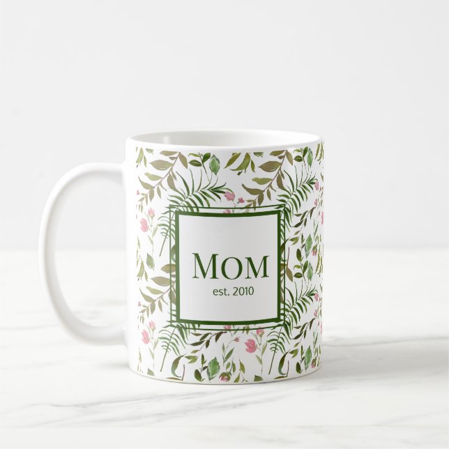 Mug Mère verte et rose (Gauche)