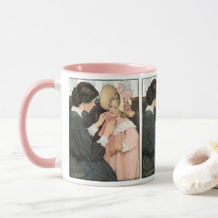 Mug Mère vintage et enfant par Jessie Willcox Smith