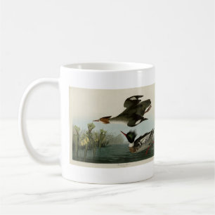 Mug Merganser à poitrine rouge, les oiseaux d'Amérique
