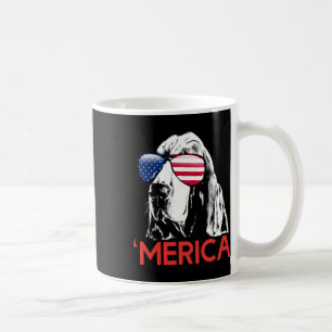 Mug Merica Bysset Hound Drapeau américain 4 juillet