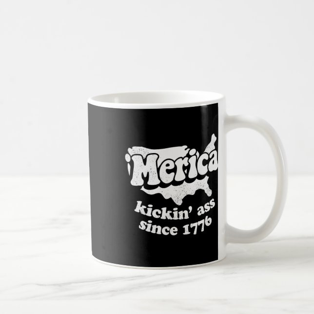 Mug Merica Kickin' depuis 1776 (Droite)