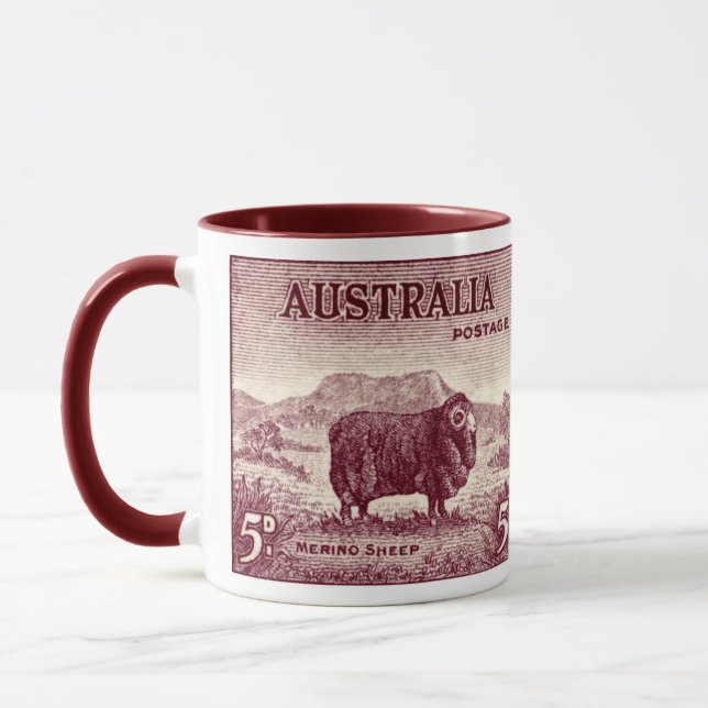 Mug Merino Sheep australien 1934 (Gauche)
