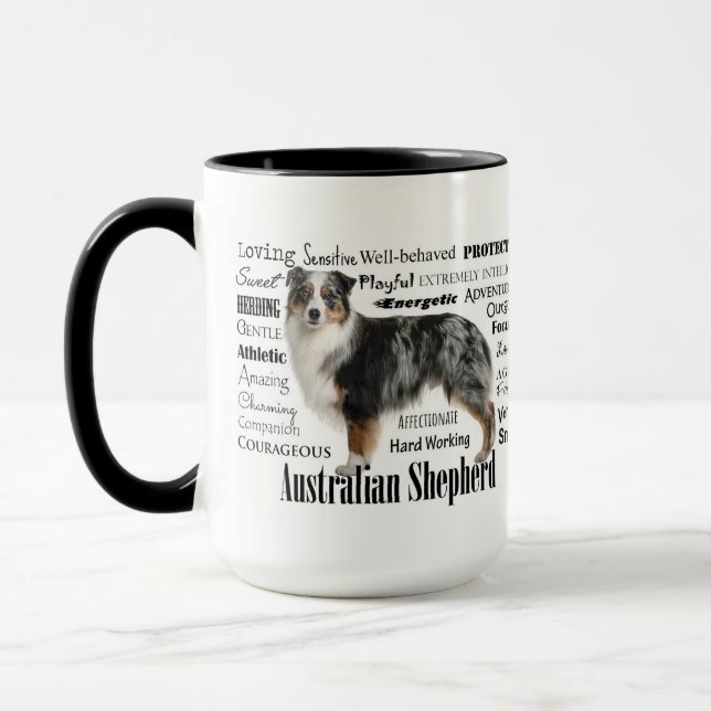 Mug Merle Australian Shepherd (Gauche)