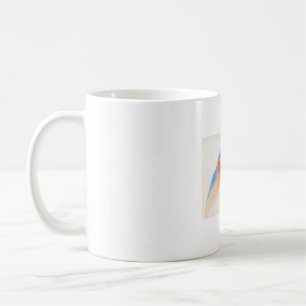 Mug merle bleu en colère avec myrtille