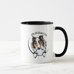Mug Merle bleu Sheltie IAAM