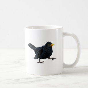 Mug Merle chante une belle chanson d'oiseau