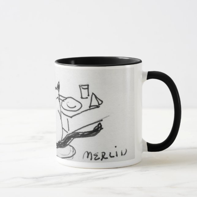 Mug MERLIN, associé de dîner (Droite)