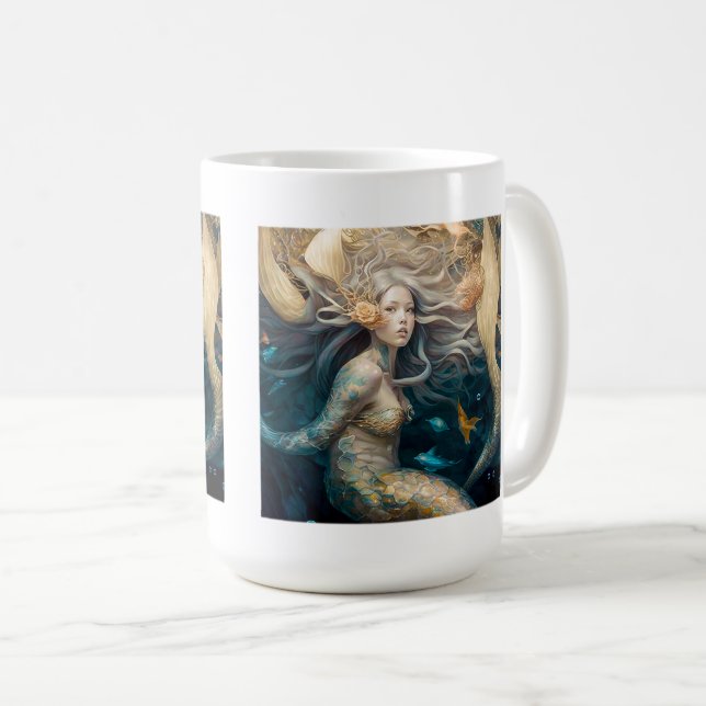 Mug Mermaid Dreams Classic Mug, 15 oz (Devant droit)