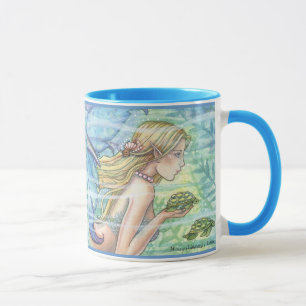 Mug Mermaid et Tortue de mer par Molly Harrison