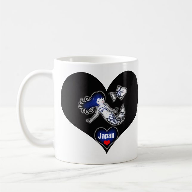 Mug Mermaid Japonaise Secours Japon (Gauche)