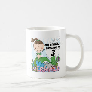 Mug Mermaid T-shirts et cadeaux pour le 3ème anniversa