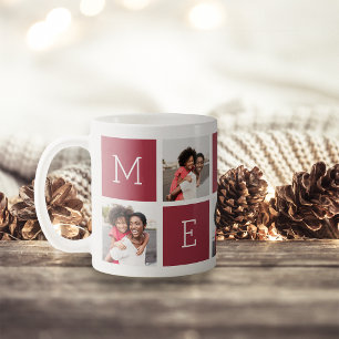 Mug MERRY 5 Collage photo Noël