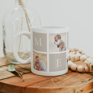 Mug MERRY 5 Photo Fêtes de Noël neutres