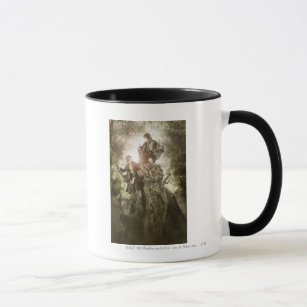 Mug Merry and Peregrin on Treebeard