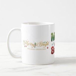 Mug Merry & Bright Holiday Collection Classique Christ