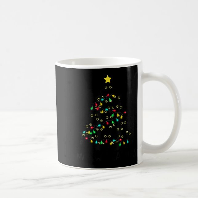 Mug Merry Catmas Cat Christmas Tree Kids Girls Boys Me (Droite)