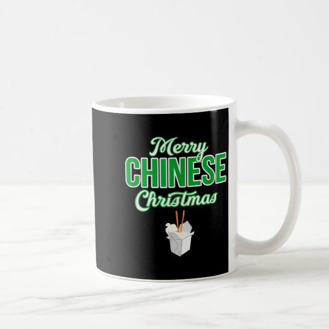 Mug Merry Chinese Christmas Xmas Funny Restaurant Take (Droite)
