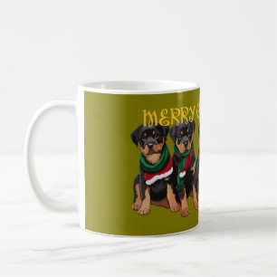 Mug Merry Chrismutts Noël Festive Puppies de Noël