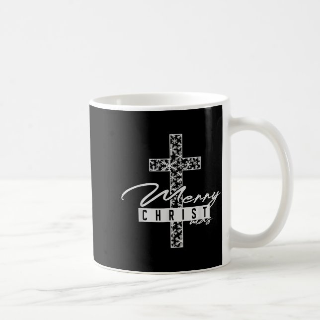 Mug Merry Christ Mas Christian Christmas Jesus Christm (Droite)