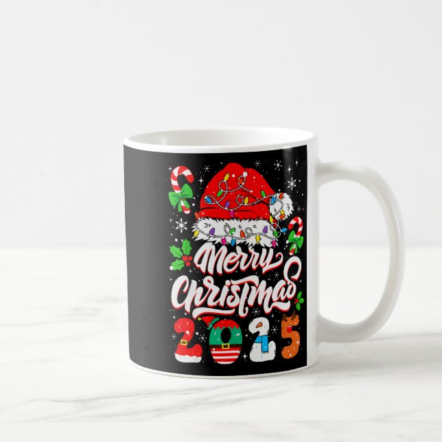 Mug Merry Christmas 2025 Family Matching Pajamas Xmas  (Droite)