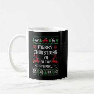 Mug Merry Christmas Animal Filthy Ya Copy