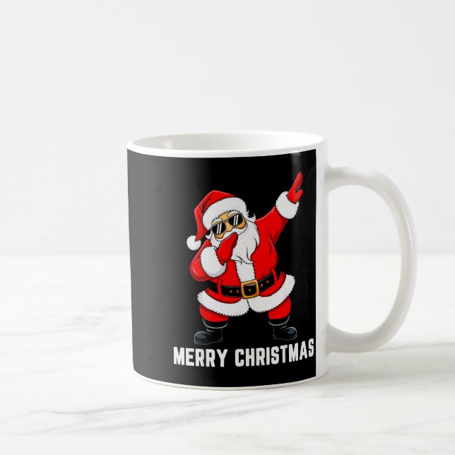Mug Merry Christmas Dabbing Santa Men Kids Boys Xmas P (Droite)
