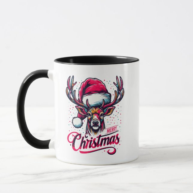 Mug Merry Christmas Deer (Gauche)
