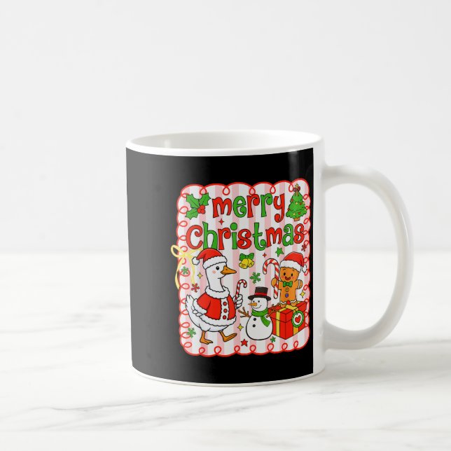 Mug Merry Christmas Funny Merry Goosemas Christmas Sil (Droite)