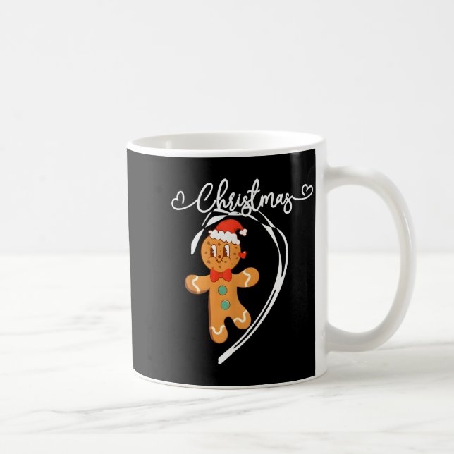 Mug Merry Christmas Gingerbread Couple Christmas Pajam (Droite)
