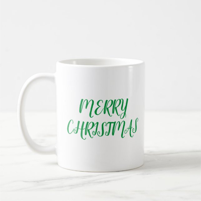 Mug MERRY CHRISTMAS Green (Gauche)