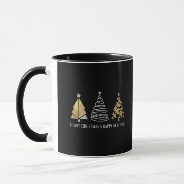 Mug Merry Christmas & Happy New Year": (Gauche)