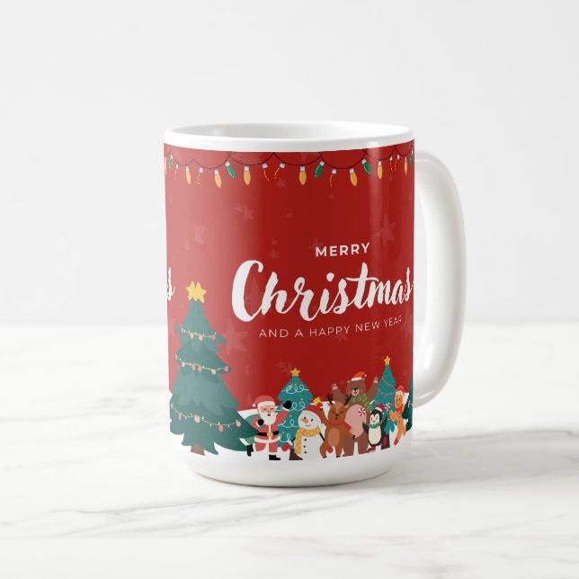 Mug 🎄 Merry Christmas & Happy New Year – A Magical Wi (Devant droit)