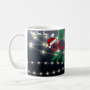 Mug Merry Christmas Lights
