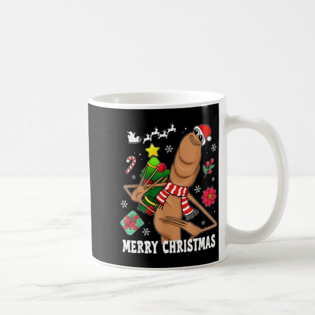 Mug Merry Christmas Marcus The Worm Funny Unhinged Mem (Droite)
