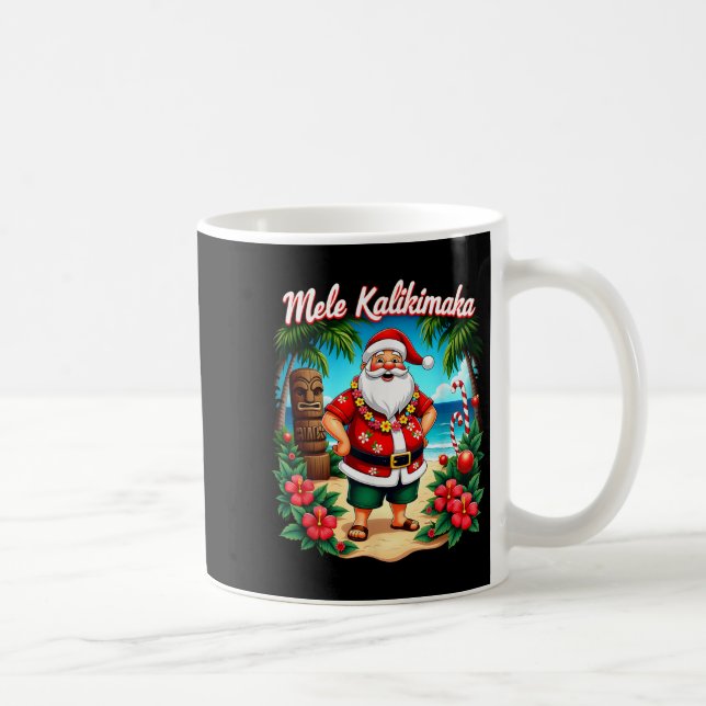 Mug Merry Christmas Mele Kalikimaka Trocal Hawaiian Sa (Droite)