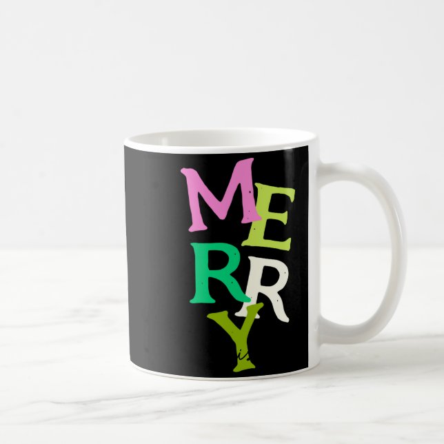 Mug Merry Christmas Modern Bright Holiday  (Droite)