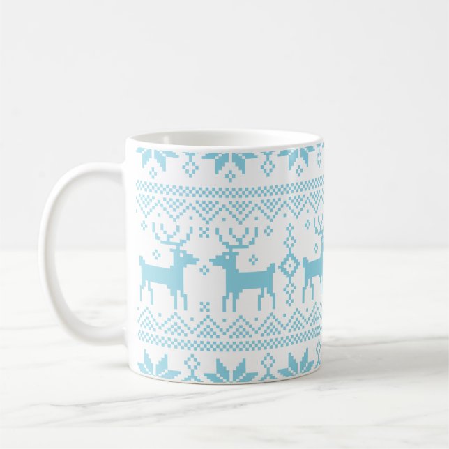 Mug Merry Christmas pattern 1 (Gauche)