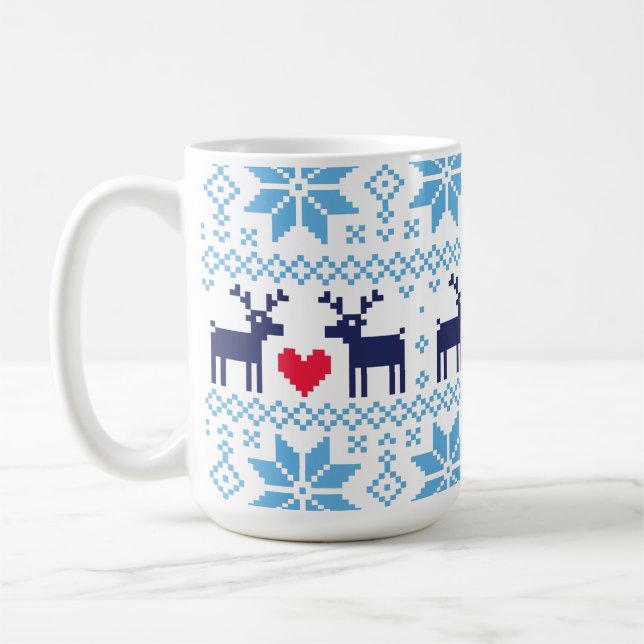 Mug Merry Christmas pattern 2 (Gauche)