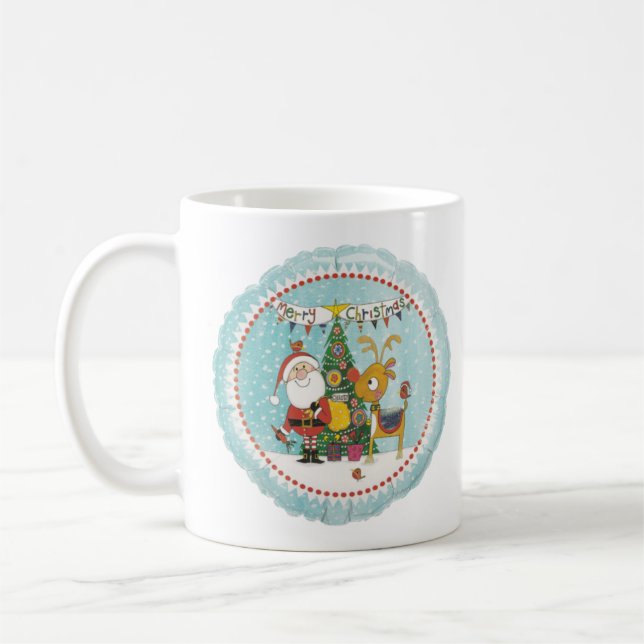 Mug Merry Christmas Santa  (Gauche)