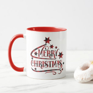 Mug Merry Christmas Snowflakes