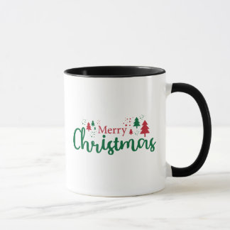 Mug Merry Christmas Tree Holiday Mug, 11 oz
