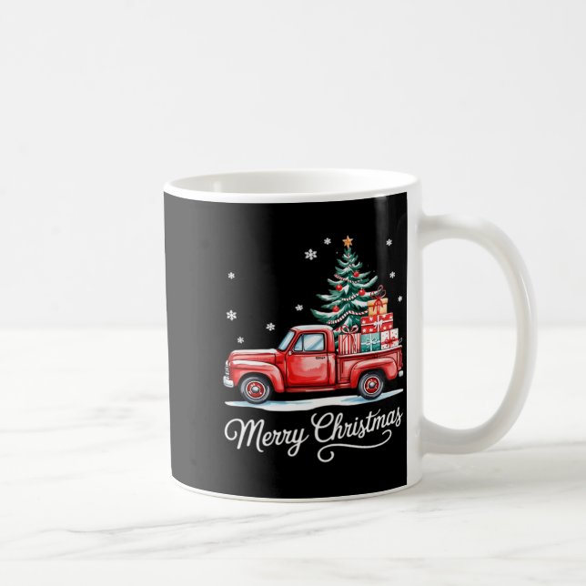 Mug Merry Christmas Truck Funny Tree Essential  (Droite)